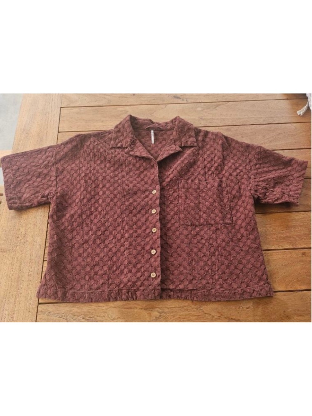 Free People Bowler Babe Shirt Size S
